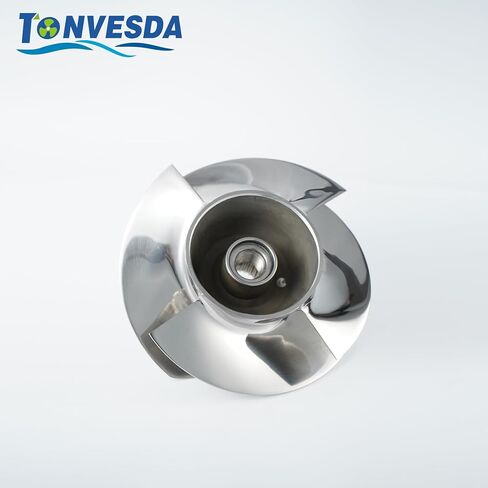 Jet Ski Impeller Fit Seadoo Replace SRZ-CD-14/19A RXP RXT 215HP GTX 215 GTX is 215 GTX LTD 215 GTX LTD 230,4-Blade Polished 159MM Diameter in Kuwait