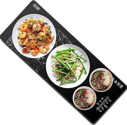 120W Electric Warming Hot Plate with 3 Heating Modes Food Warmer Serving Tray for Buffets Party,Parties,Catering,Home Dinner in Saudi Arabia