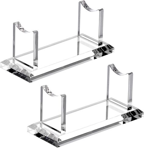 SANRUI Acrylic Pen Holder Desktop Display, Vertical Fountain Pen Pencil Stand Ballpoint Showholder, Clear Makeup Brush Rack, Paintbrush Drying Support Organizer Desk for Exhibitions,Office,Store Use in Kuwait