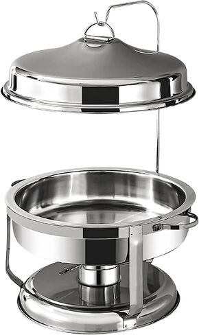 Food Heating Buffet Server - Buffet Tray with Lid,Portion Control Plate,Table Buffet Heater,Hostess Trolley Food Heater,Portion Plate,Solid Steel Lid in Saudi Arabia