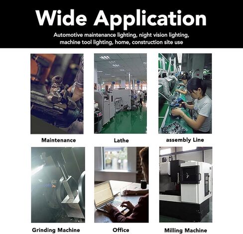 LED Work Light 1500lm Bright White Magnetic Flexible 360 Gooseneck Machine Light for Sewing CNC Lathe Milling Drill Press Automotive Repair in Saudi Arabia