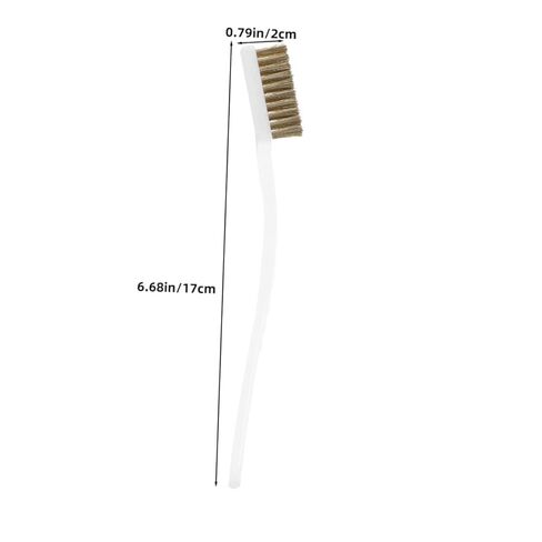 TIDTALEO 6pcs Small Wire Brush Precision Detailing Brushes for Cleaning Rust Grease and Welding Slag Ergonomic Grip for Collectibles Restoration in Saudi Arabia