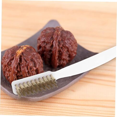 TIDTALEO 6pcs Small Wire Brush Precision Detailing Brushes for Cleaning Rust Grease and Welding Slag Ergonomic Grip for Collectibles Restoration in Saudi Arabia