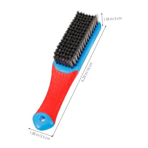 VALICLUD Ergonomic Steel Wire Brush with Handle Heavy Duty Scrub Brush for Cleaning of Rust Paint and More Versatile Hand Tool for Indoor Outdoor Use in Saudi Arabia