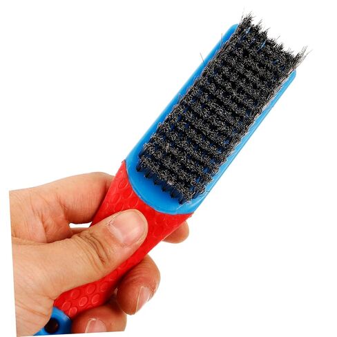 VALICLUD Ergonomic Steel Wire Brush with Handle Heavy Duty Scrub Brush for Cleaning of Rust Paint and More Versatile Hand Tool for Indoor Outdoor Use in Saudi Arabia