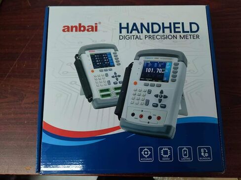 i-POOK - مقياس LCR AT825 AT826 AT827 AT828 مقياس جسر رقمي عالي الدقة بدقة 0.2%، 50000 عدد مع بروتوكول USB، اختبار سعة LCD ملونة SCPI بشاشة تعمل باللمس in Kuwait