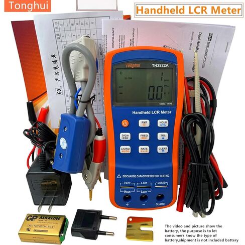 i-POOK - جهاز قياس LCR TH2822A TH2822C TH2822D TH2822E جهاز قياس LCR كهربائي رقمي محمول باليد جهاز اختبار مقاومة السعة والجسر بدقة 0.25% (TH2822A) in Kuwait