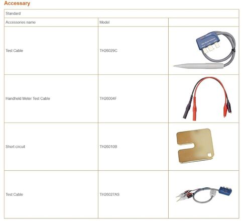 i-POOK - جهاز قياس LCR TH2822A TH2822C TH2822D TH2822E جهاز قياس LCR كهربائي رقمي محمول باليد جهاز اختبار مقاومة السعة والجسر بدقة 0.25% (TH2822A) in Kuwait