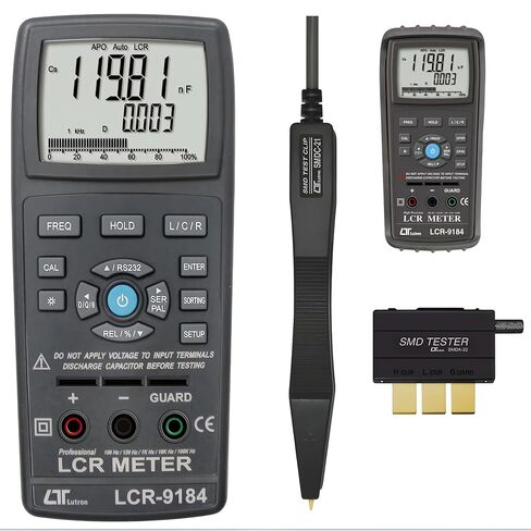 جهاز قياس الجسر الرقمي i-POOK LCR-9814 LCR عالي الدقة RS232/USB 19.999/1.999 شاشة LCD مزدوجة تعداد اختبار مقاومة السعة والحث شاشة رقمية مُصنعة in Kuwait