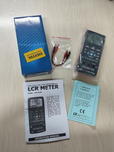 جهاز قياس الجسر الرقمي i-POOK LCR-9814 LCR عالي الدقة RS232/USB 19.999/1.999 شاشة LCD مزدوجة تعداد اختبار مقاومة السعة والحث شاشة رقمية مُصنعة in Kuwait
