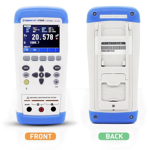 i-POOK - مقياس LCR AT825 AT826 AT827 AT828 مقياس جسر رقمي عالي الدقة بدقة 0.2%، 50000 عدد مع بروتوكول USB، اختبار سعة LCD ملونة SCPI بشاشة تعمل باللمس in Kuwait