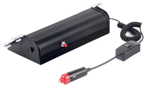 12V 8LED Red and Blue Car Strobe Warning Light Firemen Police led Flashing Shovel Emergency Signal Lights Safety Fog Light in Saudi Arabia