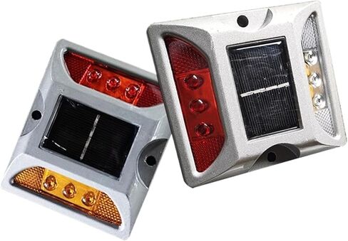 Solar Powered Led Red/Blue/yellow/Colorful Flashing Warning Light for Car Tail Anti-collision of Trucks Wide Flashing Lights(Red and yellow) in Saudi Arabia