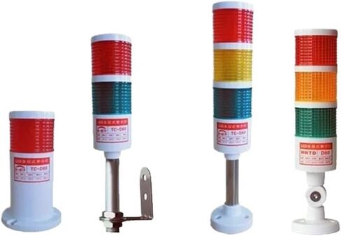Monolayer 1 Color Tower Type 24V Often Bright with Buzzer LED Indicator Light Machine Tool Warning lamp in Saudi Arabia