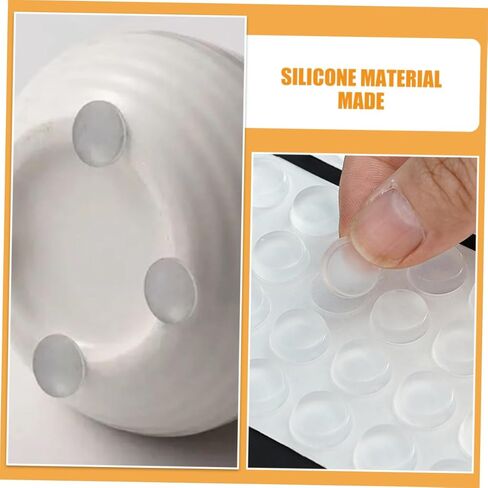 ULTECHNOVO Bumpers for Cabinet Doors Particles Self Adhesive Dampening Pads for Noise Reduction and Shock Absorption for Home Use Pets in Kuwait