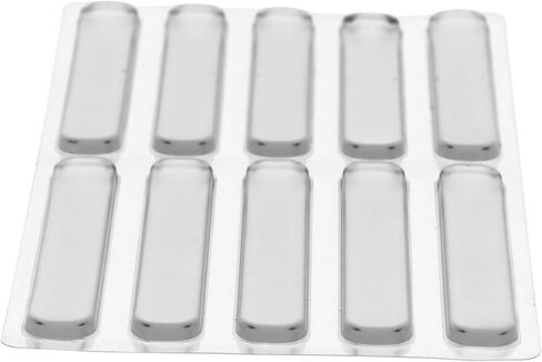 Vaguelly 1Bag Clear Cabinet Bumper Strips Non Slip Furniture for Door Protection Aesthetic Appeal Durable Collision Prevention in Saudi Arabia