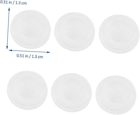 Tofficu 100pcs Self-Adhesive Cabinet Door Bumper Pads Silicone Bumpers for Drawers and Furniture Sound-Dampening Protection for Closets and Cabinets in Saudi Arabia