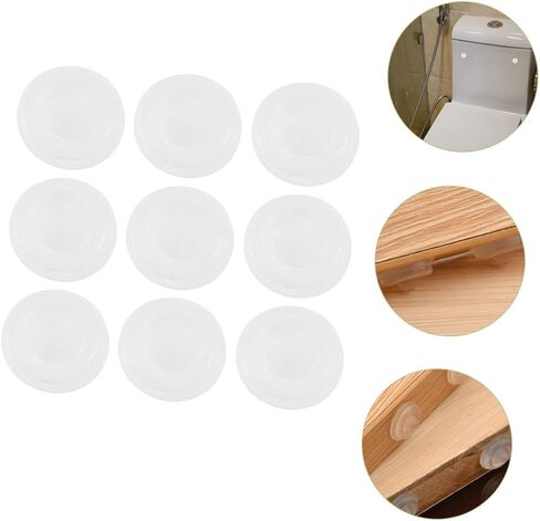 Tofficu 100pcs Self-Adhesive Cabinet Door Bumper Pads Silicone Bumpers for Drawers and Furniture Sound-Dampening Protection for Closets and Cabinets in Saudi Arabia
