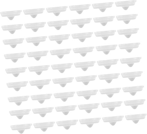 Lurrose 100Pcs Clear Bumper Pads Self Adhesive Furniture Protectors for Cabinets and Tops Noise Reduction Collision Durable and Easy to Use in Saudi Arabia