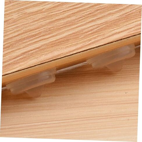 Lurrose 100Pcs Clear Bumper Pads Self Adhesive Furniture Protectors for Cabinets and Tops Noise Reduction Collision Durable and Easy to Use in Saudi Arabia