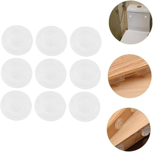 Lurrose 100Pcs Clear Bumper Pads Self Adhesive Furniture Protectors for Cabinets and Tops Noise Reduction Collision Durable and Easy to Use in Saudi Arabia