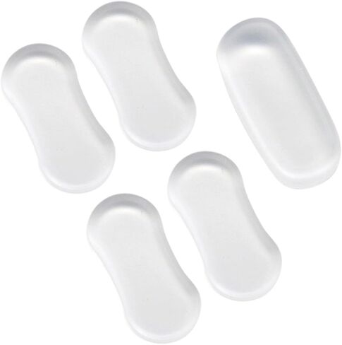 5 قطع من مصدات مقعد المرحاض من POPETPOP، وسائد لاصقة مرنة للخزائن والأثاث والأبواب لتقليل الضوضاء وحماية المواد الآمنة in Kuwait