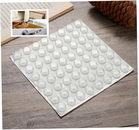 GANAZONO 192pcs Self-Adhesive Door Knob Bumpers Wall Adhesive Draft Stopper Door Edge Guard for in Saudi Arabia