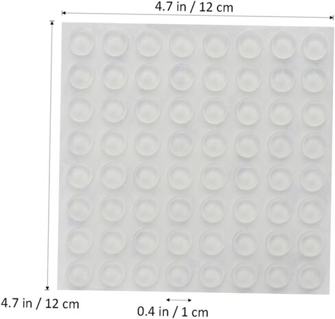 GANAZONO 192pcs Self-Adhesive Door Knob Bumpers Wall Adhesive Draft Stopper Door Edge Guard for in Saudi Arabia