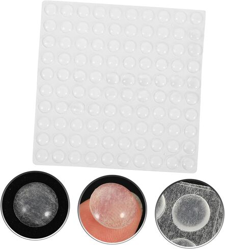 Balacoo 100Pcs Self Adhesive Bumper Pads Silicone Cabinet Bumpers for Furniture Protection Noise Dampening and Scratch Resistance for Doors in Saudi Arabia