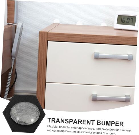 Balacoo 100Pcs Self Adhesive Bumper Pads Silicone Cabinet Bumpers for Furniture Protection Noise Dampening and Scratch Resistance for Doors in Saudi Arabia