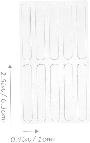 VILLCASE 30pcs Cabinet Door Bumpers Bumper Pads Glass Table Strips Double Sided Adhesive for Kitchen Hardware in Saudi Arabia