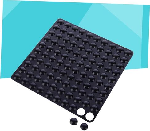 jojofuny 100Pcs Self Adhesive Bumper Pads for Noise Reduction Collision Protectors for Cabinets Doors and Handles Black Versatile Rubber Cushion Dots for Home Use in Saudi Arabia
