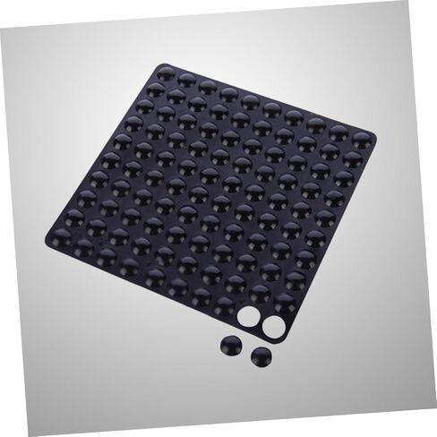 jojofuny 100Pcs Self Adhesive Bumper Pads for Noise Reduction Collision Protectors for Cabinets Doors and Handles Black Versatile Rubber Cushion Dots for Home Use in Saudi Arabia