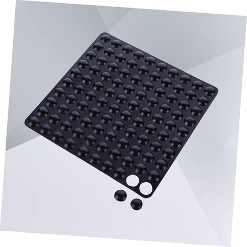 jojofuny 100Pcs Self Adhesive Bumper Pads for Noise Reduction Collision Protectors for Cabinets Doors and Handles Black Versatile Rubber Cushion Dots for Home Use in Saudi Arabia