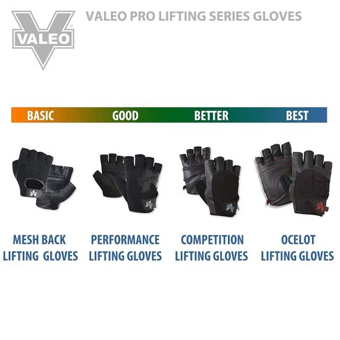 Valeo VA5149LG Pro Material Handling Fingerless Glove, Large ,Black in Saudi Arabia