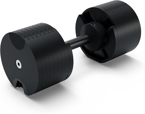 Matrix Fitness DB80 80 lb. Adjustable Dumbbells | Quick Adjustments for Strength and HIIT Training | Replaces 16 Dumbbell Pairs, Flat Bottom Roll Free Design for Safe Storage in Kuwait