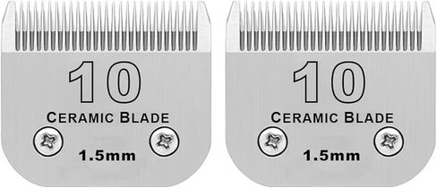 Size 8 1/2 Detachable Pet Dog Grooming Clipper Ceramic Blade,Compatible with Andis,Oster A5,Wahl KM10 Series Clippers,Cut Length 7/64"(2.8mm) in Saudi Arabia