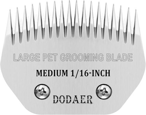 Size 8 1/2 Detachable Pet Dog Grooming Clipper Ceramic Blade,Compatible with Andis,Oster A5,Wahl KM10 Series Clippers,Cut Length 7/64"(2.8mm) in Saudi Arabia