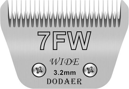 Size 8 1/2 Detachable Pet Dog Grooming Clipper Ceramic Blade,Compatible with Andis,Oster A5,Wahl KM10 Series Clippers,Cut Length 7/64"(2.8mm) in Saudi Arabia