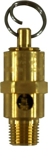 كينغستون 1/8 "NPT صمام تخفيف الضغط الاقتصادي ذو المقعد الناعم النحاسي، صنع في الولايات المتحدة الأمريكية. (125 رطل لكل بوصة مربعة / 71 SCFM) in Saudi Arabia