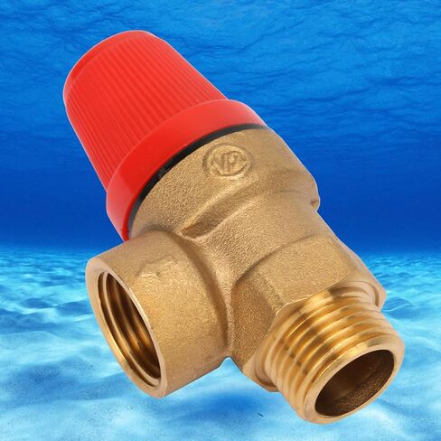 DN15 Safety Valve One Way Pressure Relief Valve Integrated Processing Relief Valve Water Heater Relief Valve Spring Safety Valve (3Bar DN15) in Saudi Arabia