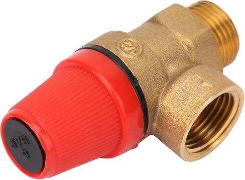DN15 Safety Valve One Way Pressure Relief Valve Integrated Processing Relief Valve Water Heater Relief Valve Spring Safety Valve (3Bar DN15) in Saudi Arabia