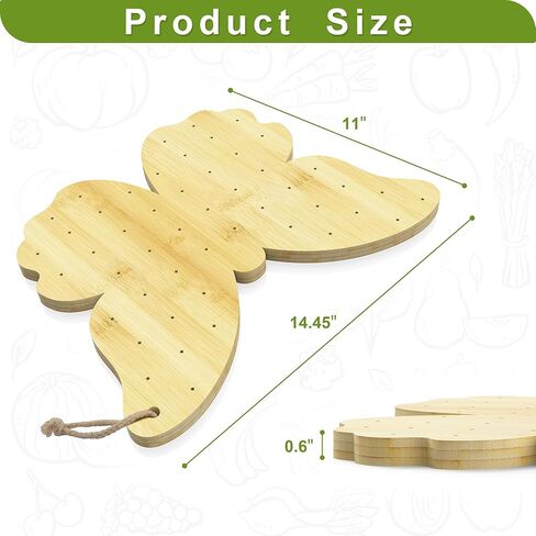 حامل أسياخ طعام من الخيزران، حامل سيخ لعرض الطعام، حامل سيخ مقبلات الفاكهة، حامل أسياخ للطعام، لوح تشاركوتيري على شكل فراشة، لوح تقطيع أو صينية تقديم الطعام، بوفيهات الحفلات in Kuwait