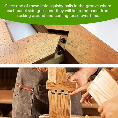 كرات مساحة لأبواب الخزانات المرتفعة، 500 قطعة من الكرة المطاطية تناسب أخدود 1/4 بوصة في قضبان وأبواب الخزانة، تحافظ على ألواح الأبواب الخشبية من التحرك حول التأرجح وإيقاف الخشخشة in Kuwait