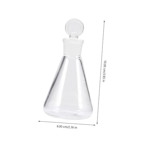 Gatuida Erlenmeyer Flask Stopper Laboratory Glassware Chemistry Supplies Wide Mouth for School Lab in Saudi Arabia
