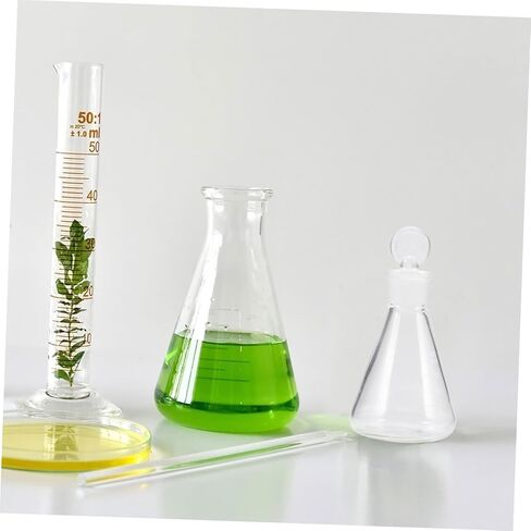 Gatuida Erlenmeyer Flask Stopper Laboratory Glassware Chemistry Supplies Wide Mouth for School Lab in Saudi Arabia
