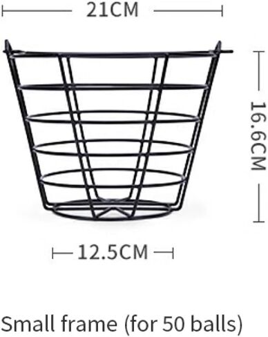 سلال كرات جولف معدنية بمقبض، (4 عبوات)، دلو تخزين كرات الجولف، كل دلو يحمل 50 كرة جولف (كرات الجولف غير متضمنة). in Kuwait