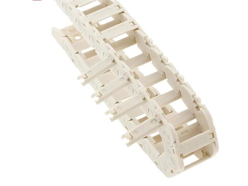 White Open Type Drag Chain Bridge 10x11 10x15 10x20 10x30-1m Length Cable Carrier with Connector for 3D Printers Voron(R18,18x25 Open) in Saudi Arabia