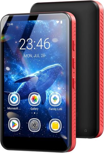 مشغل MP3 96GB مع Bluetooth و WiFi ، Mechen Android 10 OS MP3 & MP4 مشغلات مع شاشة تعمل باللمس 4 " in Kuwait