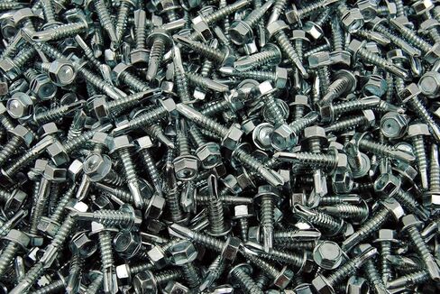 (500) Hex Washer Head 1/4 x 1 Self-Drilling Tek Screw IHW #14 in Saudi Arabia
